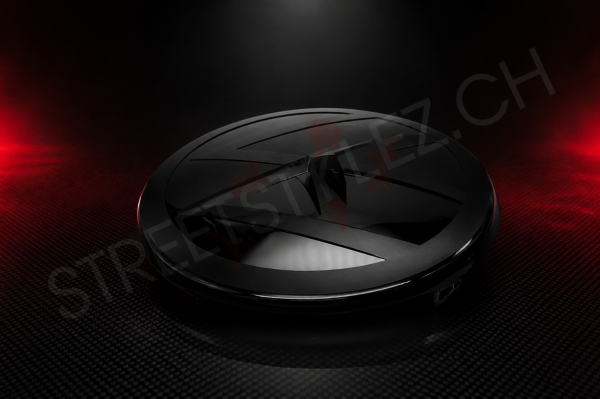 VW ACC Front Emblem BLACK New Design – Polo VI / T-Cross / T-Roc / Touran